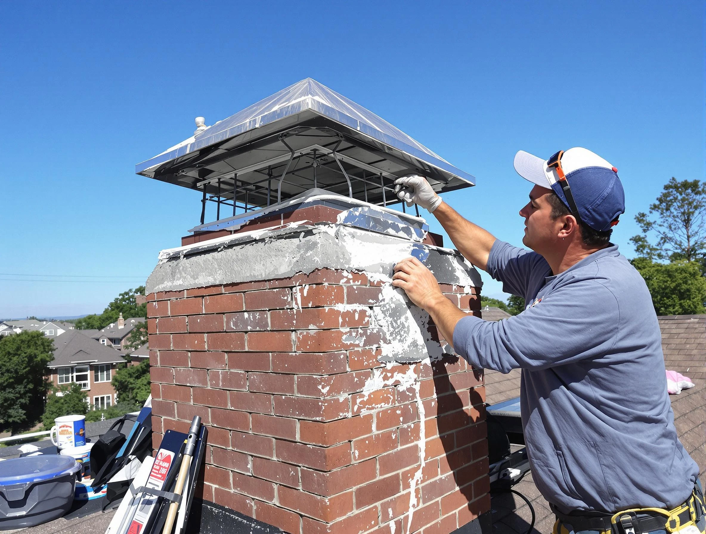 Chimney Crown Services service in West Pleasant View, CO