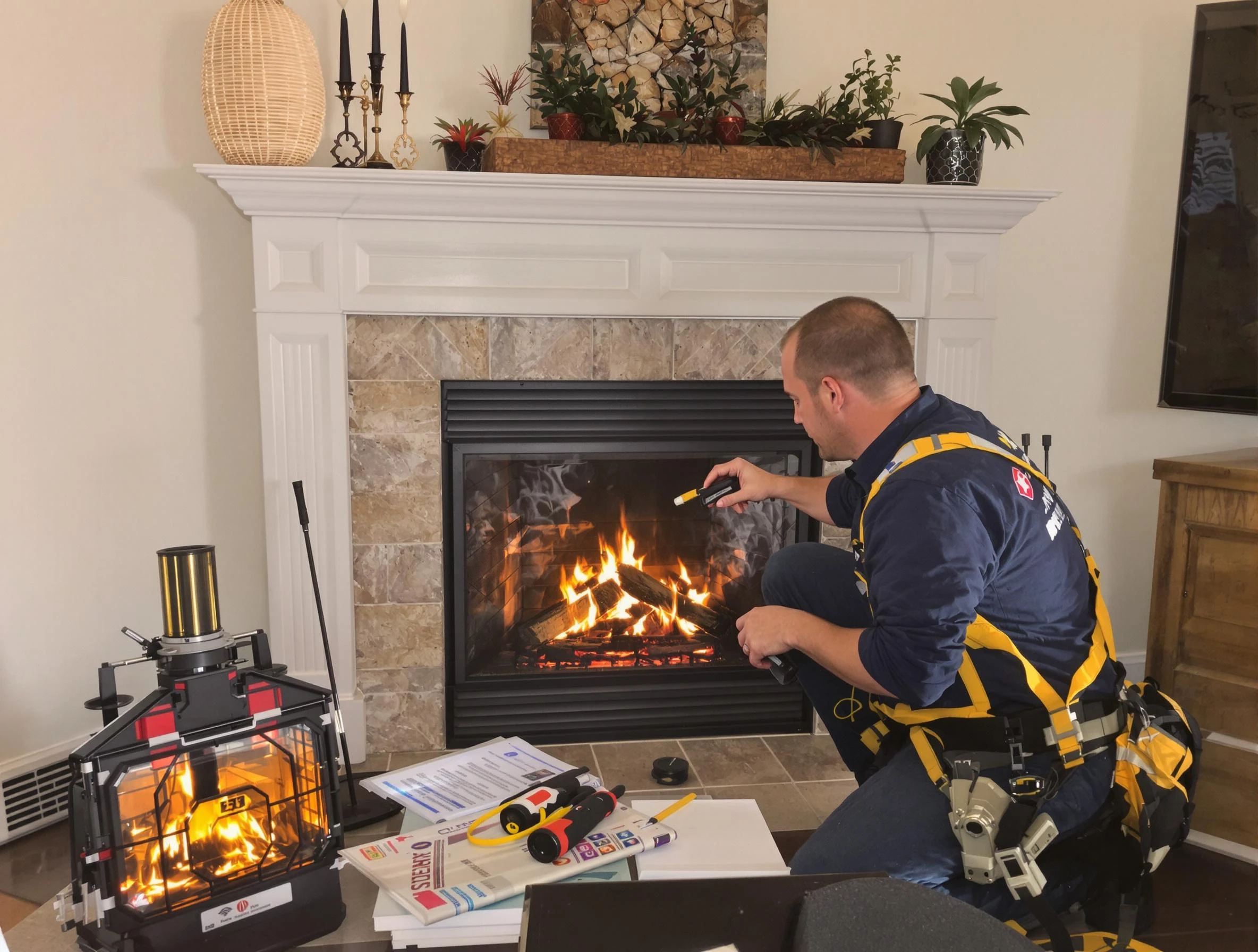 Safety-focused fireplace inspection by West Pleasant View Chimney Sweep in West Pleasant View, CO